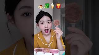 Mukbang cùng Quỳnh Truong ăn theo icon🍮🥬🍦🍟food mukbang xuhuong eating fyp short trending [upl. by Gertrudis]