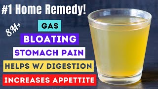 Natural Home Remedy for Belly Bloating Gas amp Stomach Pain  Reduces Gas  8M Babies [upl. by Lobell]