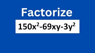 Factorize 150x269xy3y2 [upl. by Ecinuahs653]