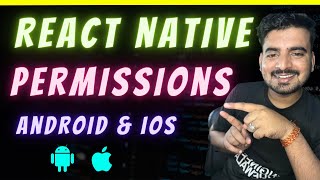 React Native Permissions For android amp ios 🔥  In Hindi  Engineer Codewala [upl. by Siram]