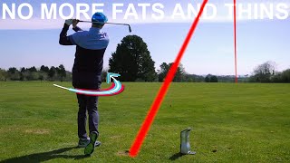 GOLF IRON STRIKE BASICS Stop The Fats and Thin Golf Shots [upl. by Coletta144]