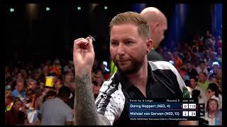 Michael Van Gerwen vs Danny Noppert  German Darts Championship 2024 [upl. by Sew]