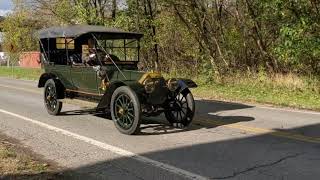 1913 Locomobile Model 38 Start Up and Drive Around [upl. by Gabrielle194]