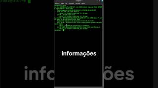 COMO VER SEU IP NO LINUX linux linuxterminal linuxcommands [upl. by Nauqed]