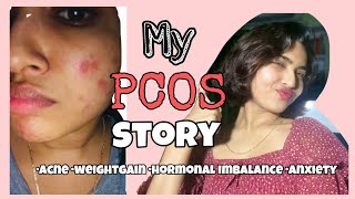 MY PCOS SYMPTOMS📌 I HAD REGULAR PERIODS 😱 pcos pcosproblems pcossymptoms acne pcoscommunity [upl. by Enyalaj494]