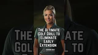 The Ultimate Golf Drill to Eliminate Early Extension golfdrills golftips [upl. by Trinidad]