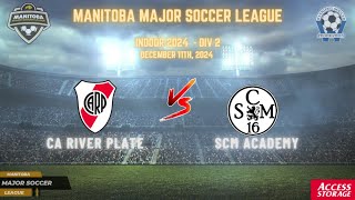 December 11th WSF Div 2 CA River Plate vs SCM Academy [upl. by Beck]