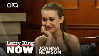 Joanna Newsom Talks Divers Kendrick Lamar and Teaches Larry to Play the Harp [upl. by Daggna]