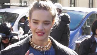 Natalia Vodianova  Paris 30 september 2021 Fashion Week show Chloé [upl. by Virendra335]