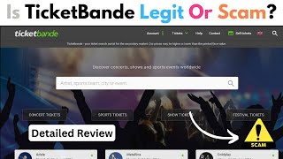 Ticketbande Review Is Ticketbandecom Legit Or Scam [upl. by Ranilopa949]