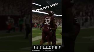 Pick off by a linemen cfb25 cfb collegefootball shorts pick6 [upl. by Supen]