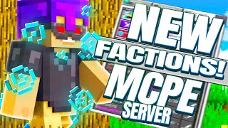 MY BRAND new MCPE Faction Server in Minecraft PE MCPE 12144 FACTIONS [upl. by Cutcheon]