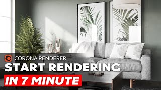 How to Render with Corona Renderer3Ds Max Beginner Guide [upl. by Roe]