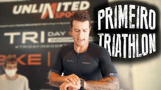 MEU PRIMEIRO TRIATHLON  OLÍMPICO [upl. by Gnaoh]