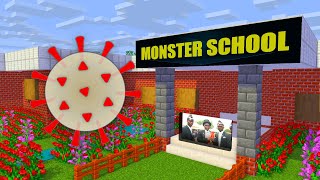 Monster School  LOCKDOWN CORONAVIRUS Minecraft Animation [upl. by Inga]