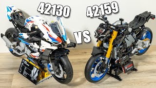 LEGO 15 Bikes Comparison  LEGO 42159 vs 42130  Yamana MT10 SP BMW M 1000 RR  LEGO Motorcycles [upl. by Manthei]