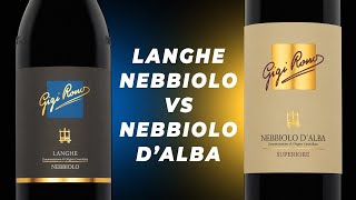 Gigi Rosso Wines  Langhe Nebbiolo vs Nebbiolo dAlba  English [upl. by Moreville]