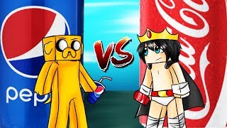 MINECRAFT RETO DE LA BASE DE COCACOLA VS BASE DE PEPSI 🥤😂 ¿CUÁL TE GUSTA MÁS [upl. by Klos]