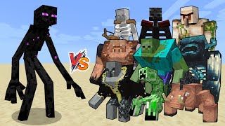 Mutant Enderman vs Mutant creatures  Mutant Enderman vs mutant mobs Mutant Enderman vs all mutants [upl. by Blanche260]