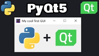 Python PyQt5 setup a basic GUI Application 🖥️ [upl. by Fabio]