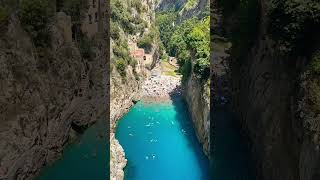 Fiordo di Furore amalficoast italy beach amalficoastitaly water dream placesthatdontfeelreal [upl. by Binni]