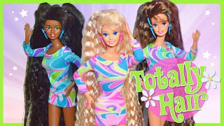 Unboxing 1992 Totally Hair Barbie Dolls 😱 Birthday Surprise [upl. by Ralleigh815]