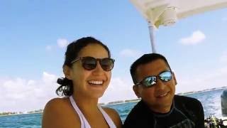 Scuba puerto morelos Underwater Proposal [upl. by Yrrehc544]