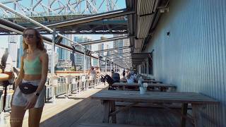 4K i walked in sunny Brisbane from the Howard Smith Wharves to Queen Street Mall [upl. by Samuella]