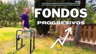 FONDOS en PARALELAS de forma correcta 💪😏 PROGRESIVOS ⚡️ [upl. by Atnahsa]