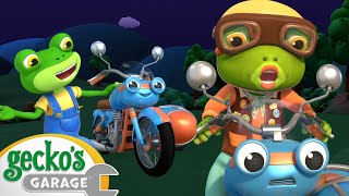 Grandma Gecko Motorcycle Rescue  Geckos Animal Pals  Animal amp Vehicle Cartoons for Kids [upl. by Kinelski]