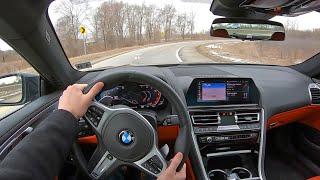 2020 BMW 840i Gran Coupe  POV Test Drive Binaural Audio [upl. by Anailuig]