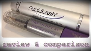 REVIEW Rapidlash VS Urban Decay Lush Lash [upl. by Aretse]