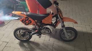 KTM Replica crosser 50cc kinder [upl. by Adnamahs69]