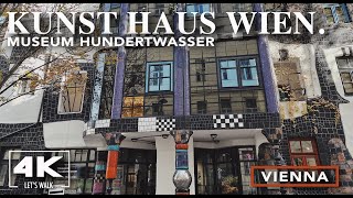 Kunst Haus Wien Museum Hundertwasser  Virtual Exhibition Walk Tour  4K Vienna Travel Guide [upl. by Ahsiemal]