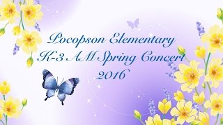 Pocopson Elementary K3 AM Spring Concert 2016 [upl. by Sibylla]