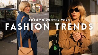 THE KEY FASHION TRENDS 2023  What to wear and how to style  AUTUMN WINTER [upl. by Allmon182]