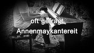 annenmaykantereit oft gefragt piano tutorial [upl. by Aihsekin]