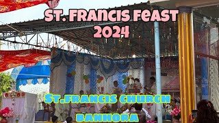 StFrancis feast day 202406102024Stfrancis church banhora [upl. by Ettennig]