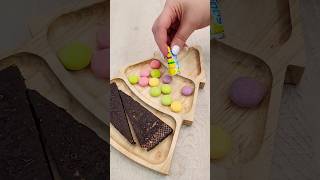 Filling platterasmr chocolate snacks satisfying [upl. by Ahsinoj]