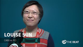 Dr Louise Sun of the Heart Institute talks CABG vs PCI at CCC 2018 [upl. by Dee]