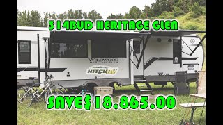 AWESOME 2025 314BUD HERITAGE GLEN new travel trailercamper  HITCH RV in Boyertown PA 4843007092 [upl. by Neeoma]