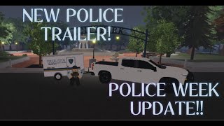 New POLICE TRAILERS and more In ERLC UPDATE [upl. by Enileme]