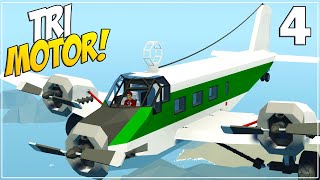 THE AIRCRAFT CAN FLY  TriMotor Aircraft Build  Stormworks  Part 4 [upl. by Ainevuol]