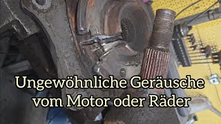 Ungewöhnliche Geräusche beim Fahren Ursachen defekte Radlager und reparieren [upl. by Nevaed982]