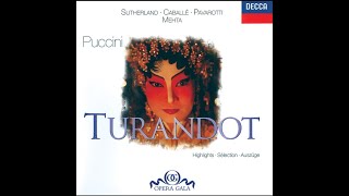 Puccini Turandot · Sutherland · Pavarotti · London Philharmonic Orchestra [upl. by Nollad]