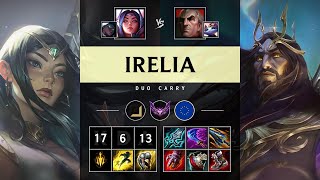 Irelia ADC vs Swain Triple Kill Dominating  EUW Master Patch 1420 [upl. by Ahsinaj145]