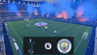 Tottenham vs Man City  EFL Carabao Cup 2425 Full Match Highlights Skillful PES gameplay [upl. by Anol]