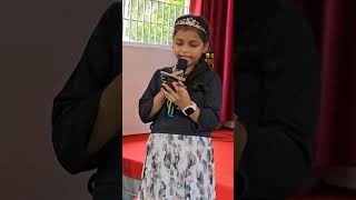 baby aishu singing christian song [upl. by Renie315]