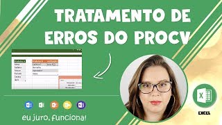 TRATAMENTO DE ERROS DO PROCV [upl. by Karab]