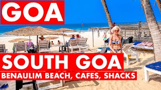 South Goa  Benaulim Beach  Cafe  Bike Rental  Pubs  Shacks  Goa Vlog  Goa 2023 [upl. by Rape]